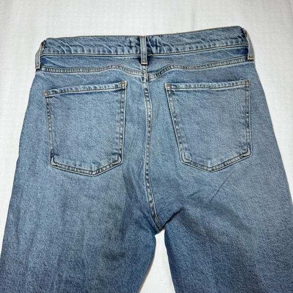 AGOLDE Nico High Rise Slim Jeans Womens 28 Blue Button-Fly Denim Distressed - Picture 7 of 10